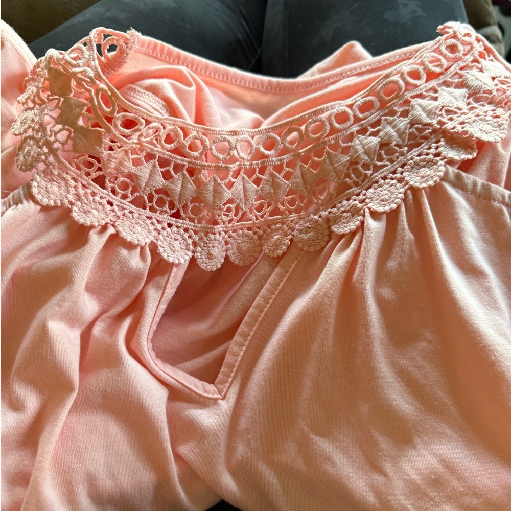 SHEIN Curve 3XL Coral Blouse